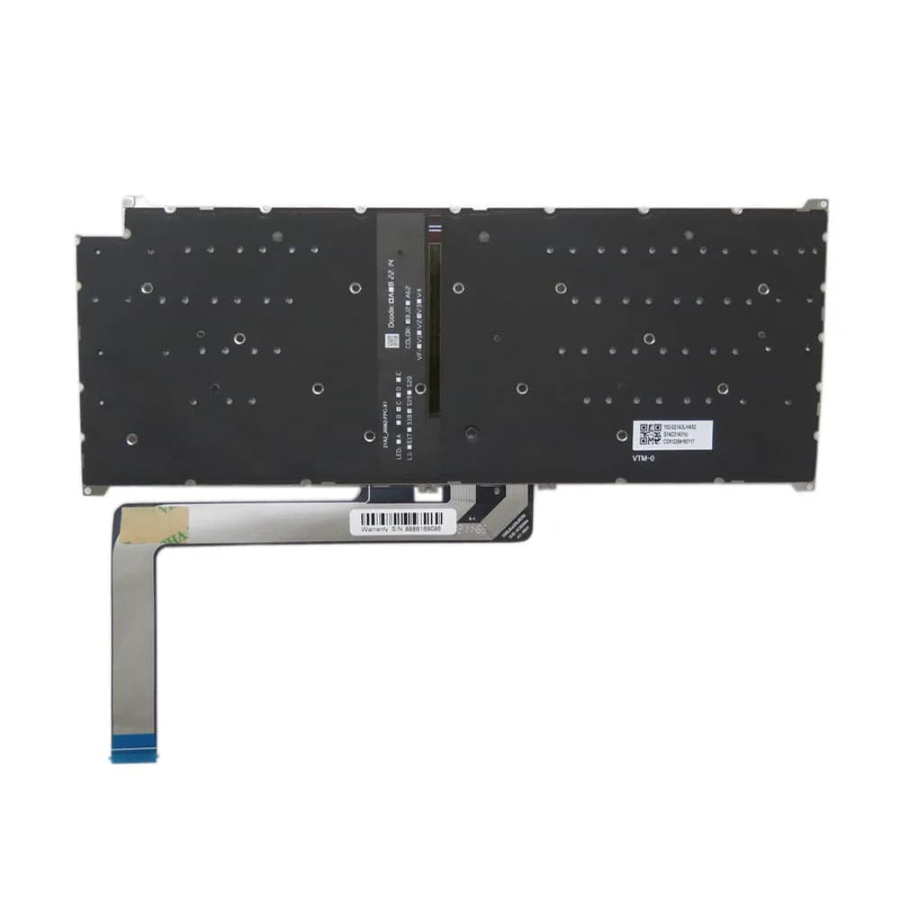Tastiera retroilluminata per laptop SFE16-42 per ACM21A33U4 QF03P_A11BWL NKI13131TY PK133TO1A00 Stati Uniti US senza cornice Nuova