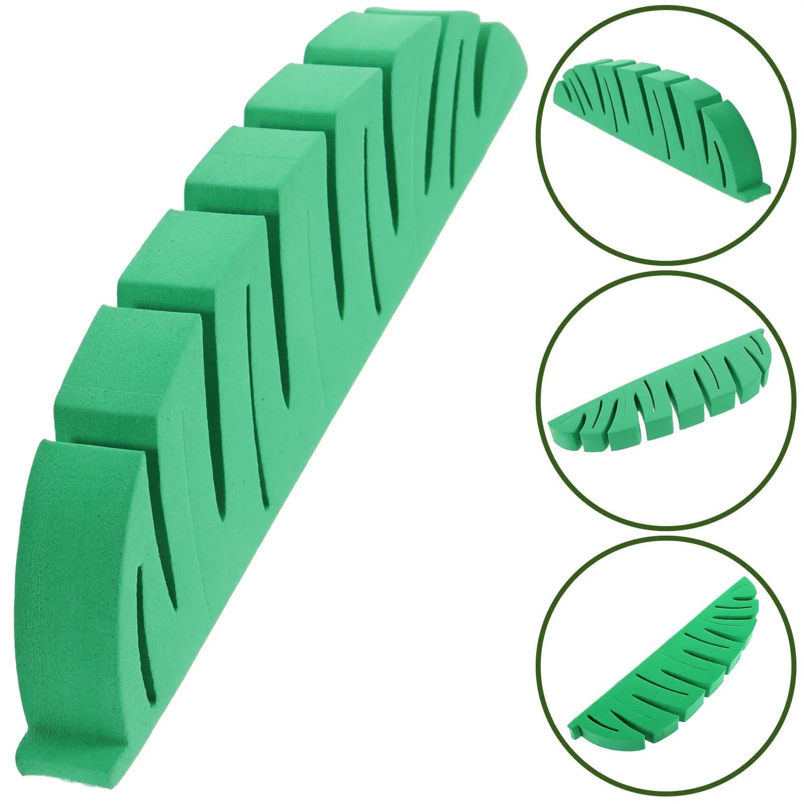 Supporto Adesivo a Forma di Foglia per Pennelli da Trucco, Organizzatore Compatto da Appendere, Porta Pennelli e Spazzolini