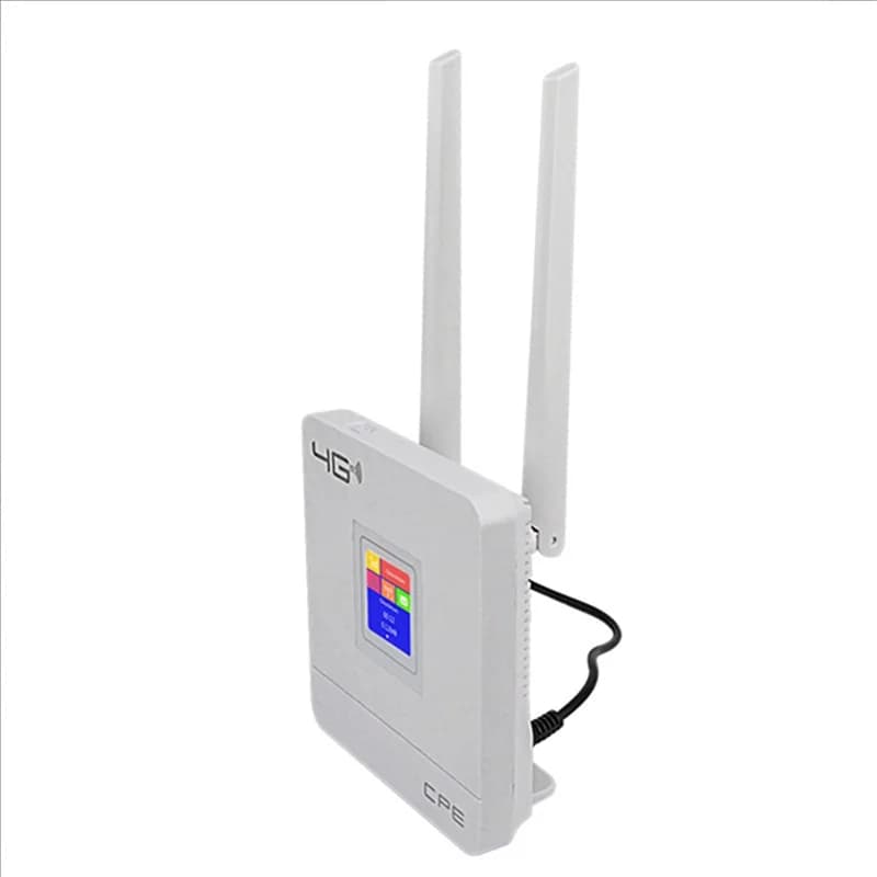 FULL-4X CPE903 LTE Home 3G 4G 2 antenne esterne Modem Wifi Router wireless CPE con porta RJ45 e slot per scheda SIM Spina americana