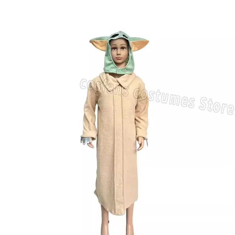 Premium Outfit Alien Cosplay Yoda Hat Costumes Halloween Mandalorian Robe Cloak Clothing s Cute Disguise