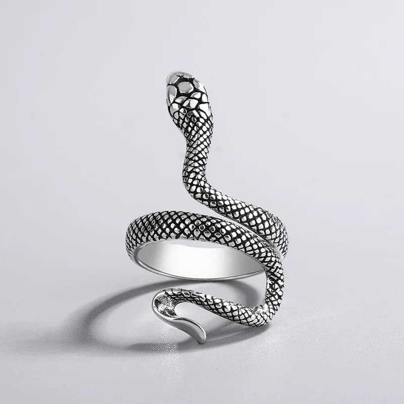 Serpente impiccabile in argento sterling 925 ​ Anelli per le donne, fidanzamento, matrimonio, gioielli di moda, gioielli all'ingrosso