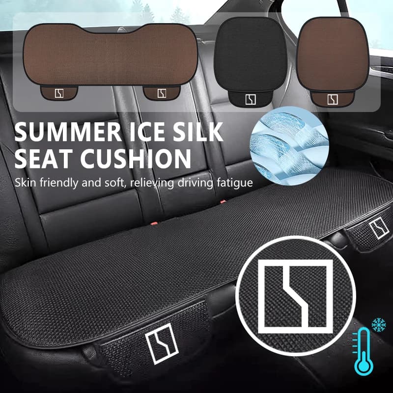 Ice Silk Car Seat Pad Universal Auto Anti-Slip Seat Cover Protector For Zeekr 001 MIX 009 007 003 2021 2022 2023 X 7X EV Krypton