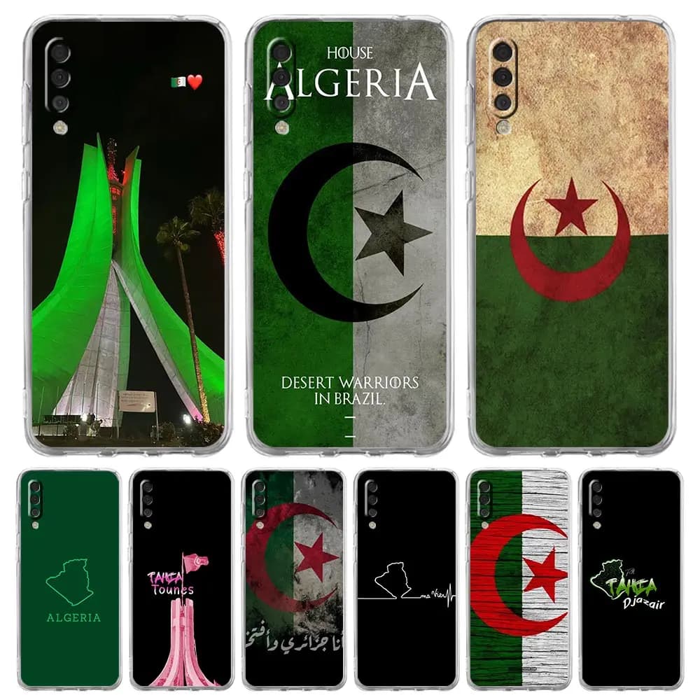 Cassa del telefono Per Samsung A16 A14 A12 A22 A32 5G A34 A42 A52 A54 A50 A70 A72 A30 A40 A20E A10S A20S A04S A06 Cover Algeria Passaporto