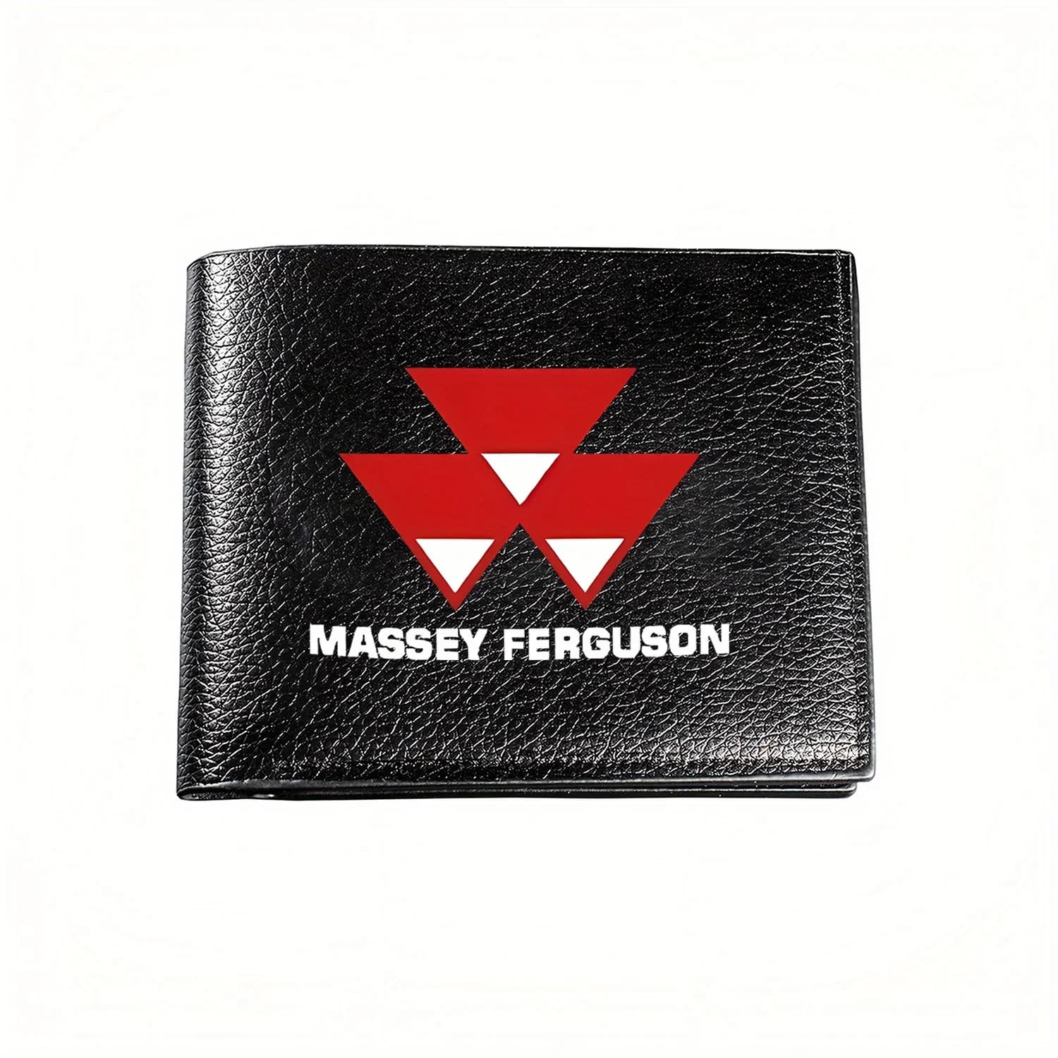 Portafoglio con logo del trattore Massey Ferguson: un bel portafoglio da uomo elegante e premium. Design durevole, pratico ed elegante. Ideale per Natale