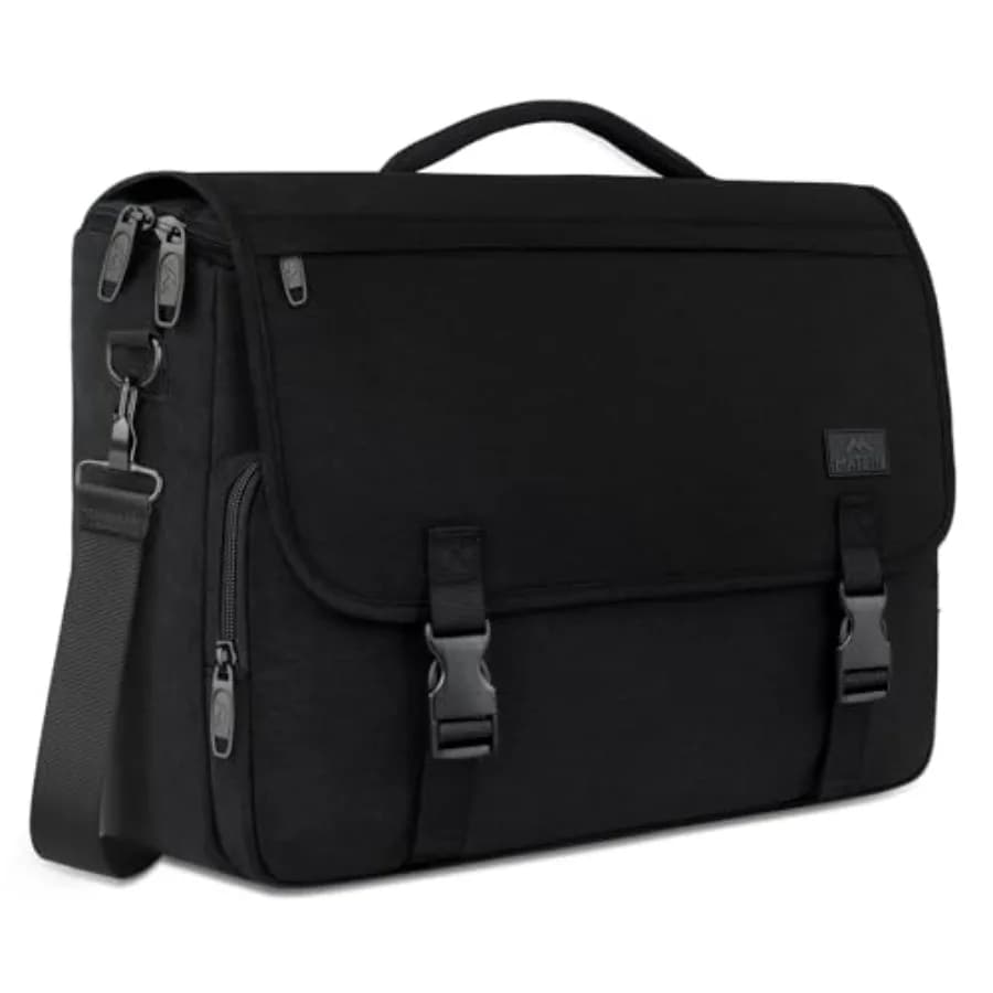 Borsa a Tracolla per Uomo, Zaino Scolastico per Adolescenti, Borsa Leggera per Laptop, Valigetta Grande, Borsa a Tracolla per College, Borsa per Computer da Lavoro e Ufficio