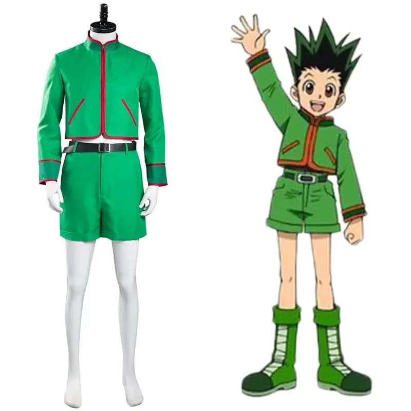 Vivi 2025 SingXeng Anime GON FREECSS Costume Cosplay Top Pantaloncini Abiti Completo Vestito Costumi di Carnevale di Halloween Su misura