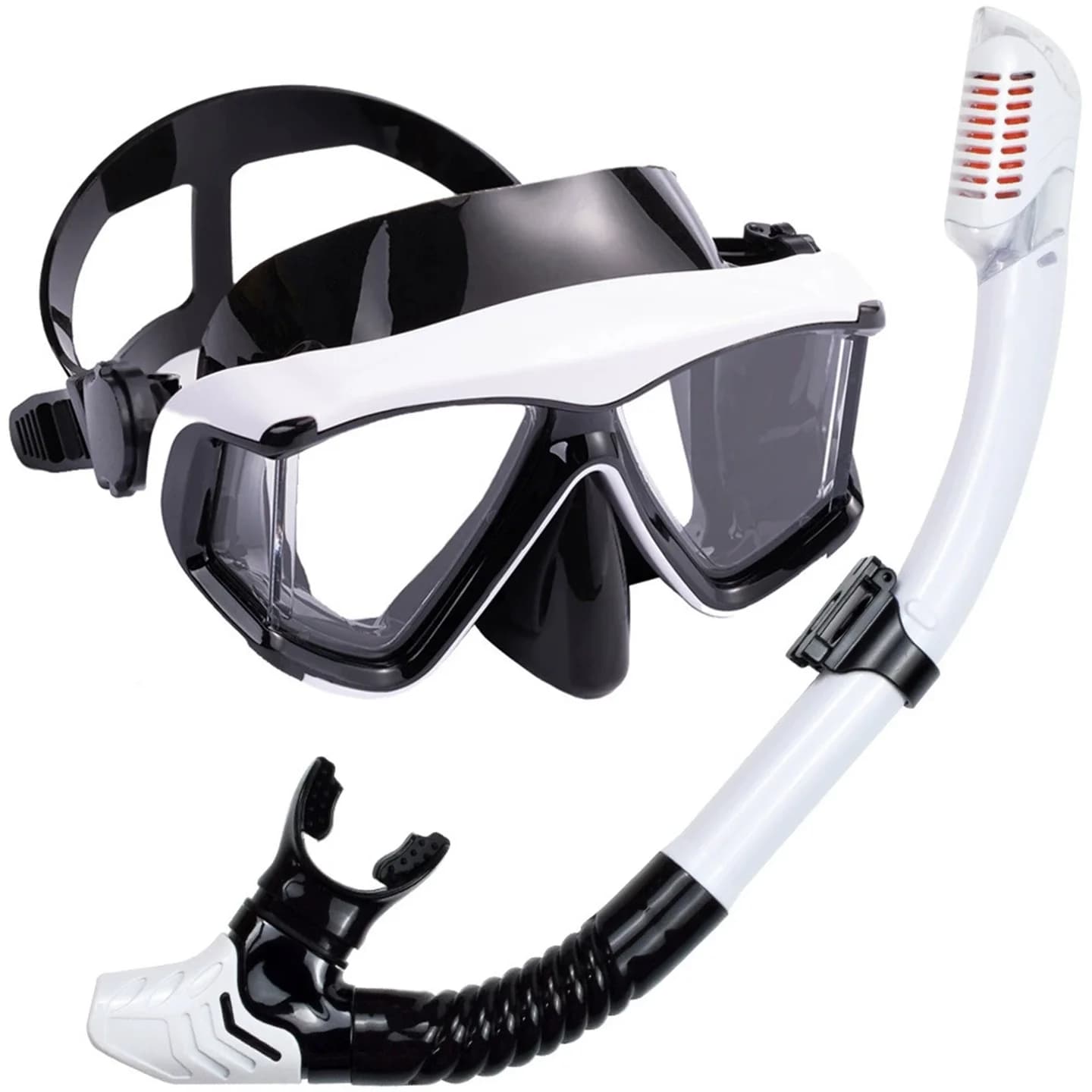 Occhiali per miopia Occhialini per immersione / Tubo di respirazione 2 pezzi Set per lo snorkeling Uomini adulti Donne Maschera subacquea ad alta definizione