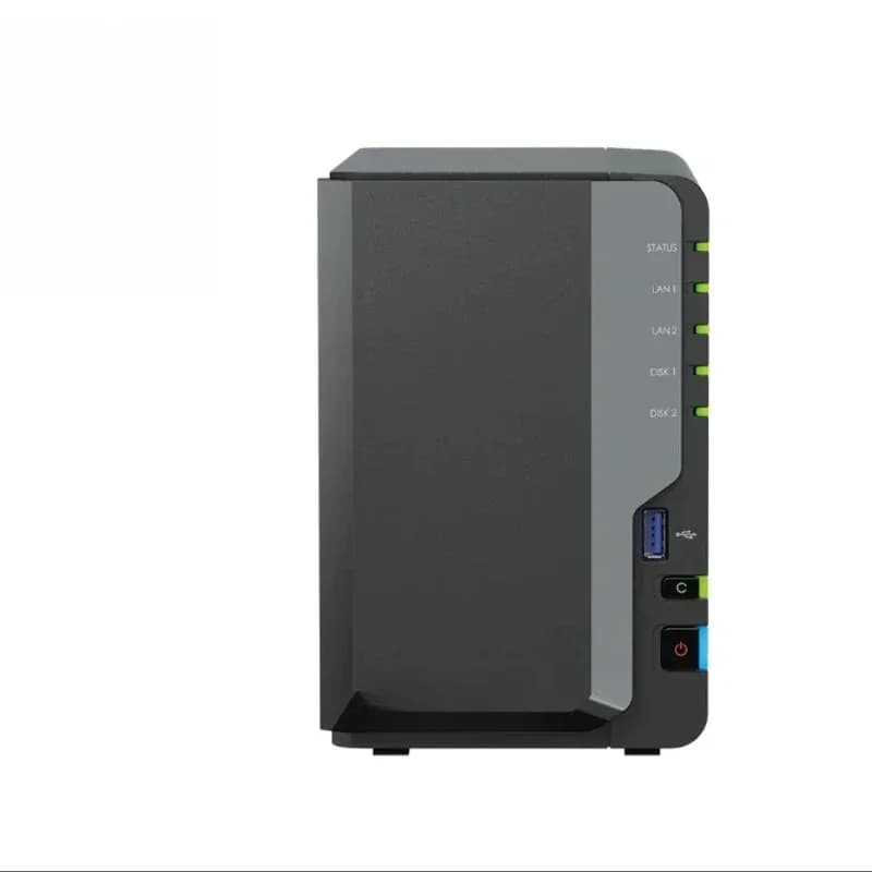 DS224 + 2 Bracket Diskless USB Interface NAS 2U Rack Size Disk Station for Inventory Network Storage