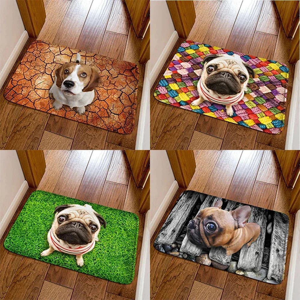 Simpatico tappeto modello carlino bagno assorbente camera da letto zerbino decorazione della casa cucina balcone soggiorno ingresso ingresso tappeto