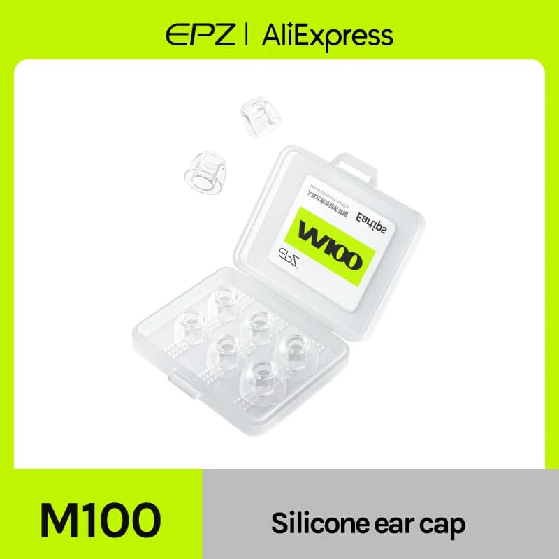 EPZ M100 Auricolari S/M/L Silicone liquido Auricolari universali in silicone per auricolari IEM in-ear Auricolari Bluetooth (3 paia)