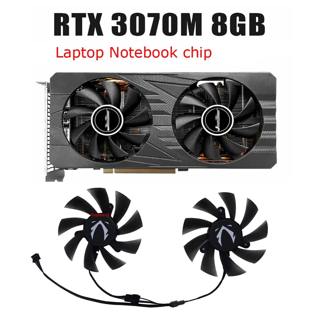 2 pz/set,PLA09215B12H,GA92S2H,VGA GPU Cooler, per Nvidia Laptop Chip RTX 3070M 8G,per JIESHUO Laptop Chip RTX3070M 8G,Laptop GPU Chip rtx 3060m 6GB