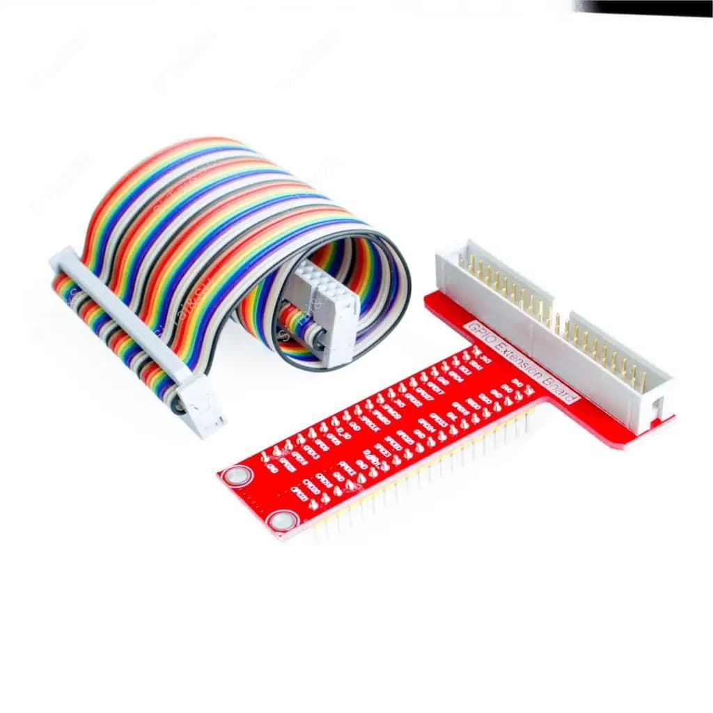 Kit fai da te di espansione Raspberry Pi 3 & Raspberry Pi modello 3B + T (cavo GPIO a 40pin + scheda adattatore di espansione Breakout GPIO T