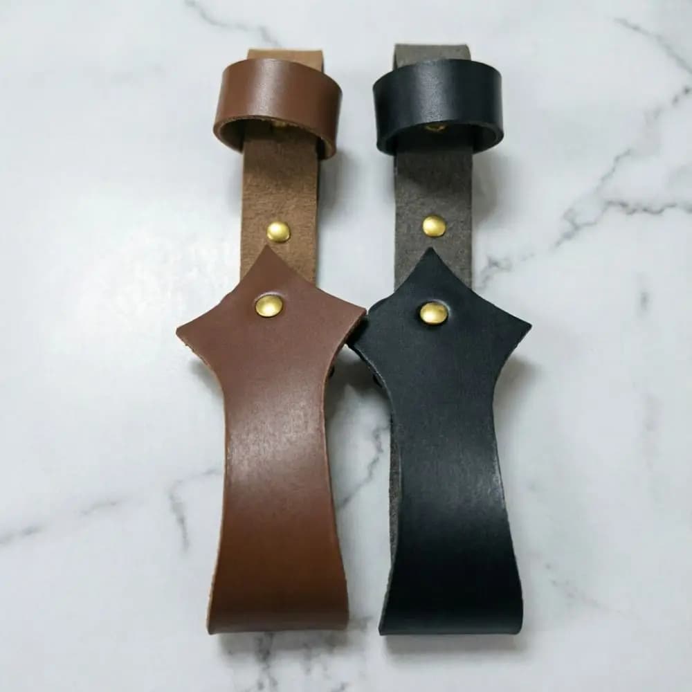 Outfit Match PU Leather Leather Fan Case Belt Loop Vintage Waist Fan Pouch Medieval Open Top Fan Belt Clip Medieval Costumes