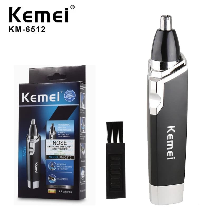 Kemei professional haircut for nose, beard trim, haircut for men's eyebrows, for nose and ear hair removal machine