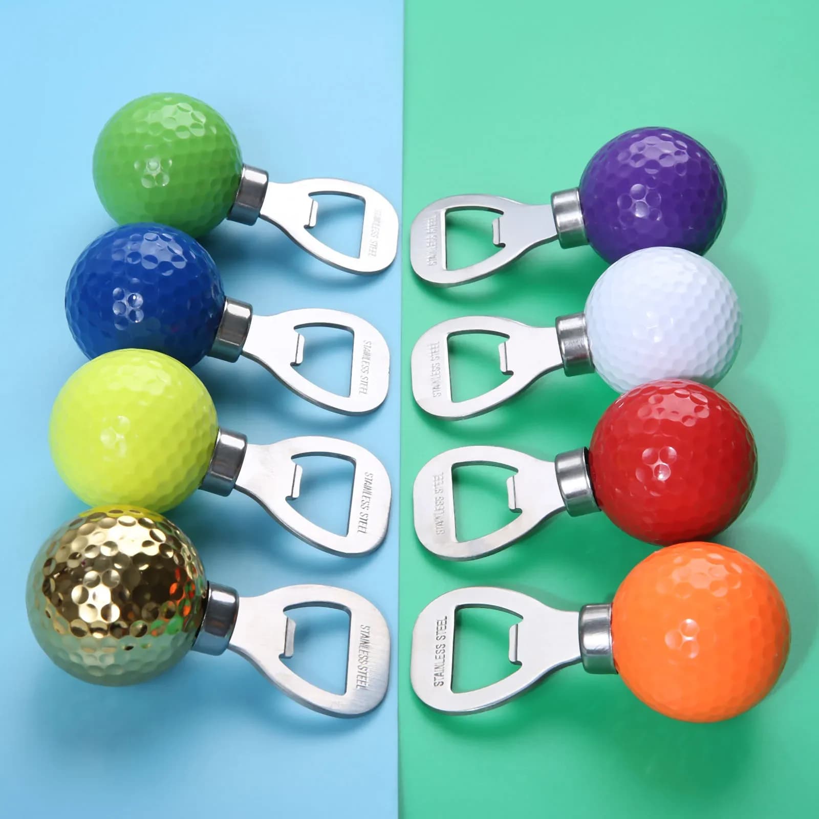 Apribottiglie a forma di palla da Golf in acciaio inossidabile 1 Pc novità cavatappi apribottiglie per vino e birra pratica del golfista aiuti per l'allenamento del Golf