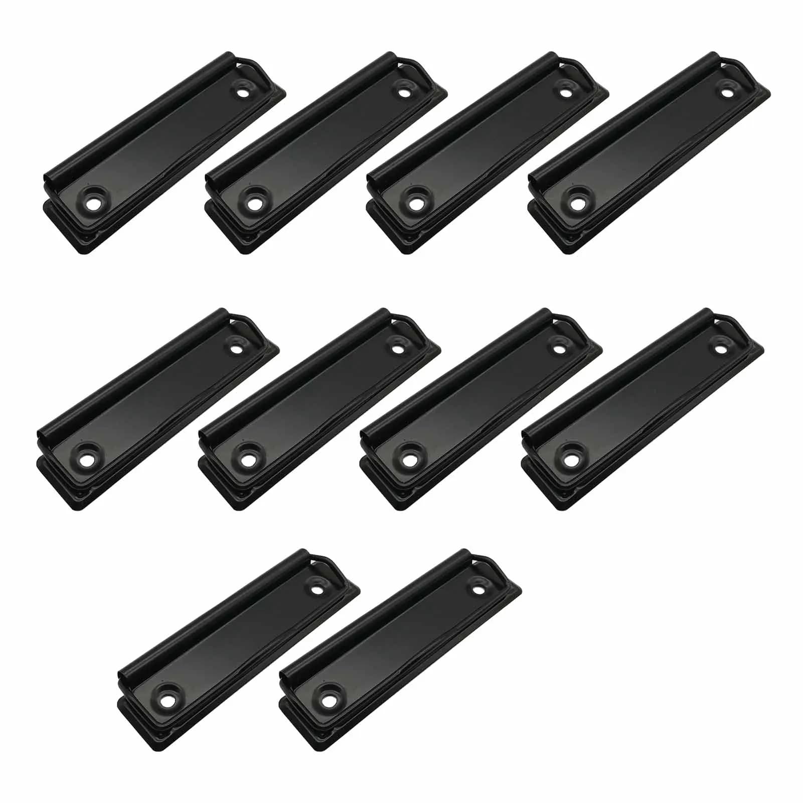 10PCS Metal Clipboard Clip File Folder Clips Binder Clips with Screws Paper Storage Organizer School Supplies Office Stationary
