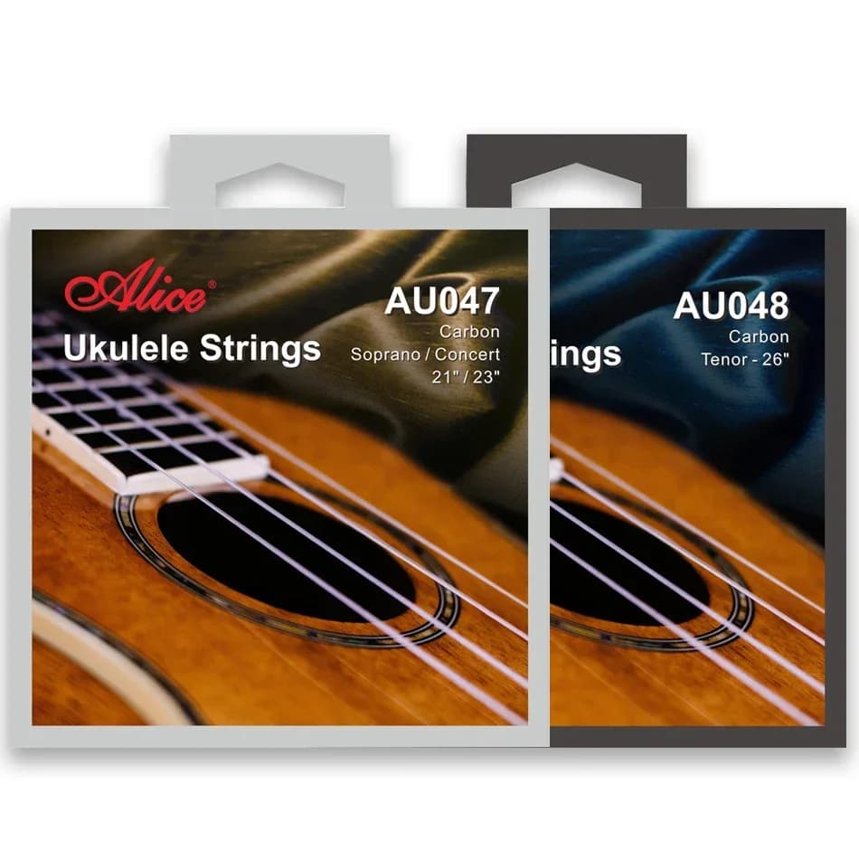 Alice AU047 AU048 Set di corde per ukulele in carbonio per soprano, concerti, accessori per ukulele tenore