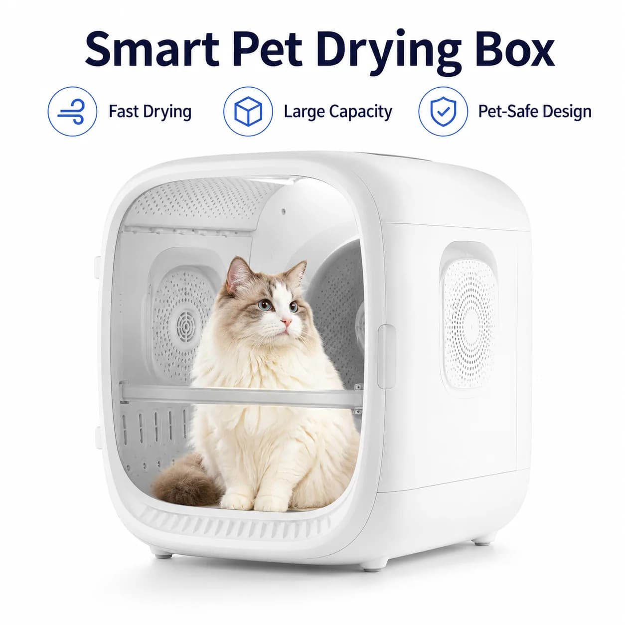 For Pet Drying Cabinet Automatic Cat Bath Dryer for Home Use Dog Small Breed Hair Dryer Box Blow Dryer
