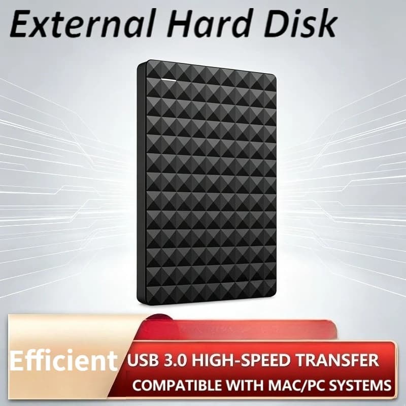 Disco Rigido Esterno Portatile Seagate Expansion da 500GB, 1TB, 2TB, USB 3.0, 2.5 Pollici