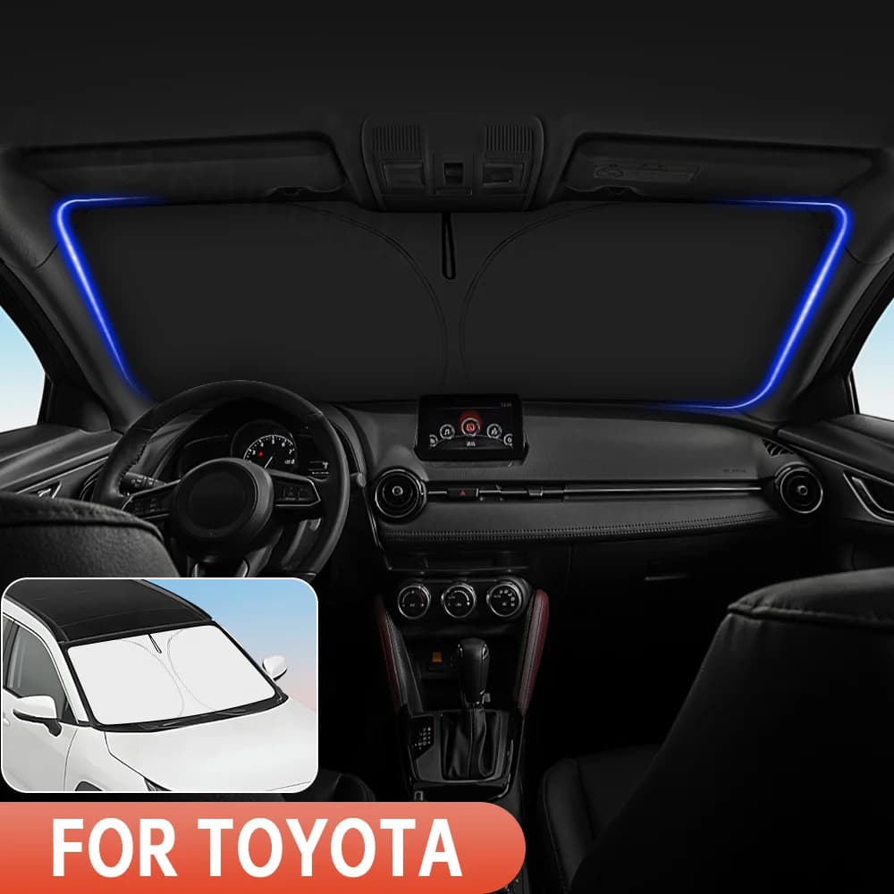 Per Toyota Tundra 2018-2023 2024 2025 Parabrezza Auto Parasole Copertura Finestra Anteriore Parasole Visiera Auto Interni Protezione UV