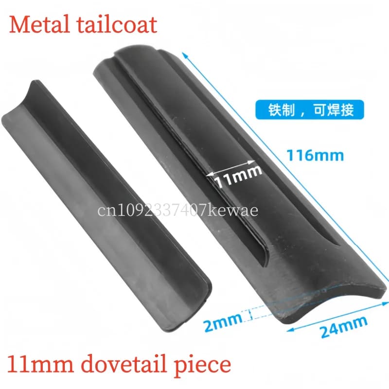 NUOVO Adattatore per Mirino da 11mm con Base a Coda di Rondine Circolare in Acciaio da 20/116mm (1/2/3 Pezzi)
