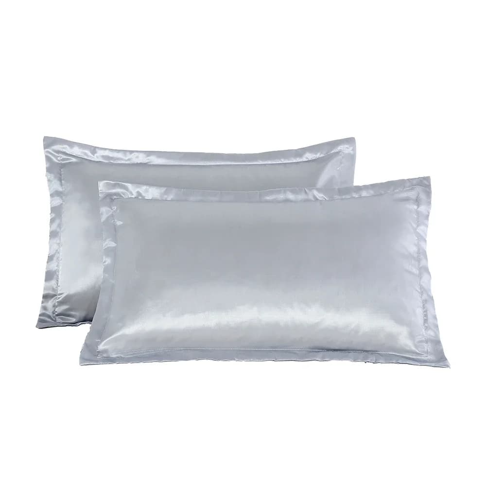 1 Silky pillow case for soft satin pillow for bed cushion without zipper