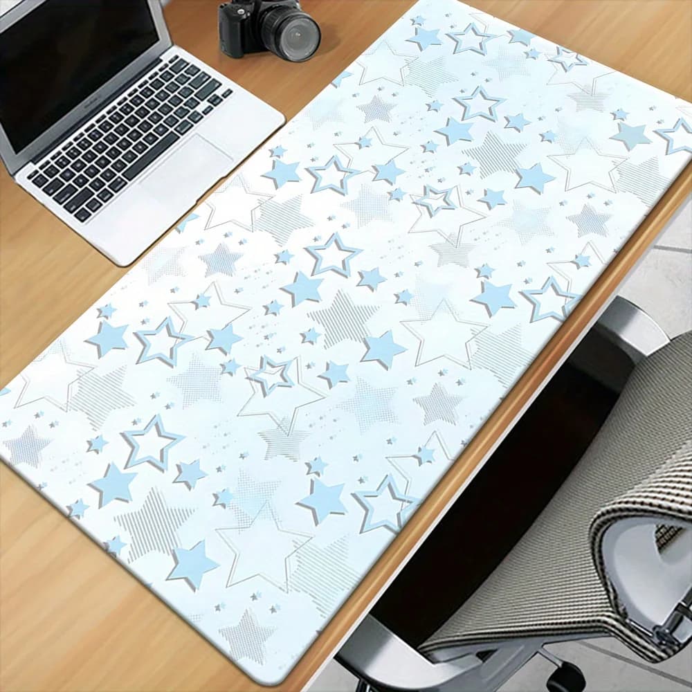 Tappetino per mouse in gomma con stampa Starry Night HD, tappetino da scrivania multifunzionale per giochi, ufficio e computer