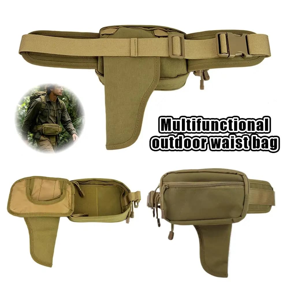 Anti-theft carrier for hidden transport, casual EDC carrier for men and women, outdoor travel bag with concealed pocket for mesh