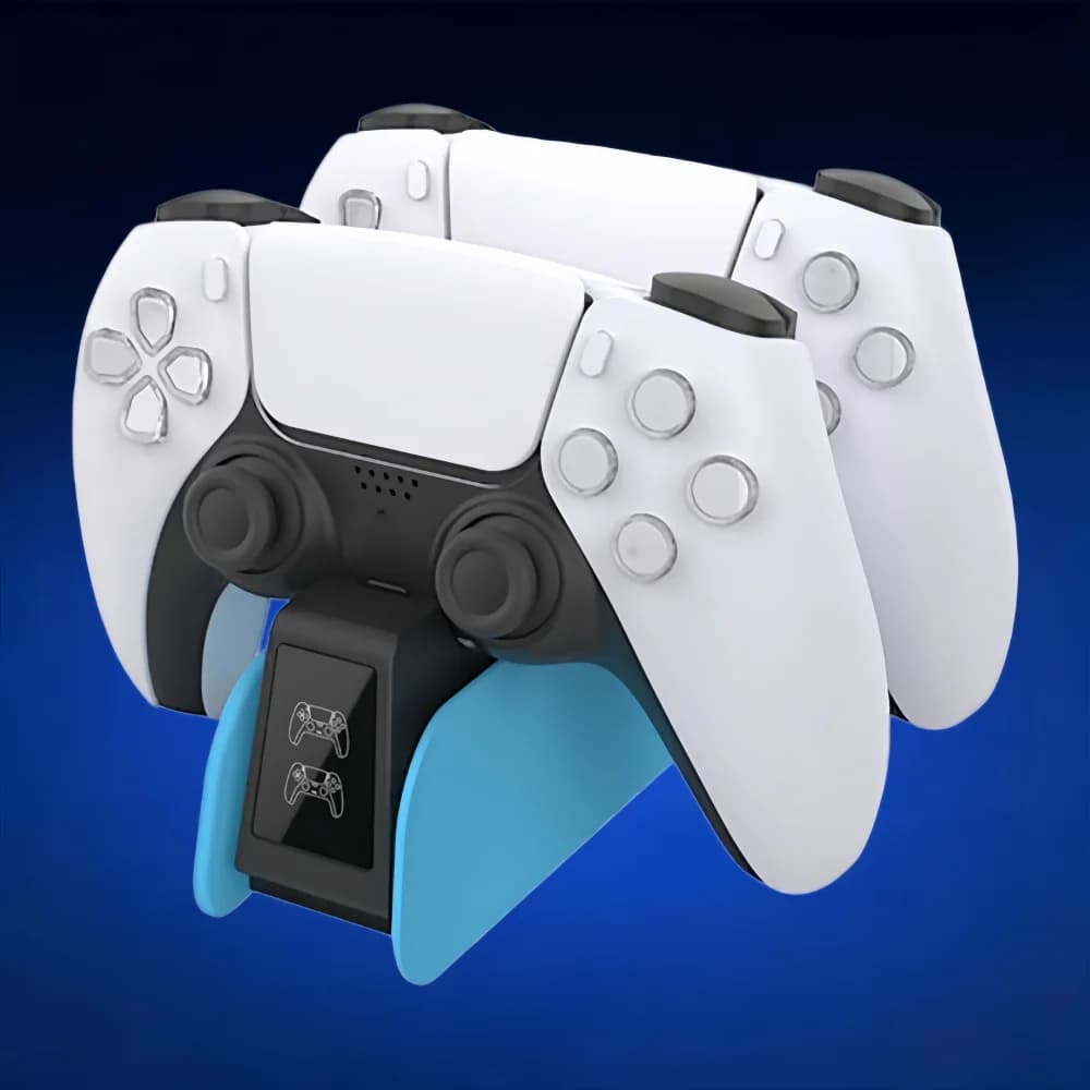 Suitable for PS5 controller charger expansion base dual charging dock LED indicator light PS5 wireless game controller charger