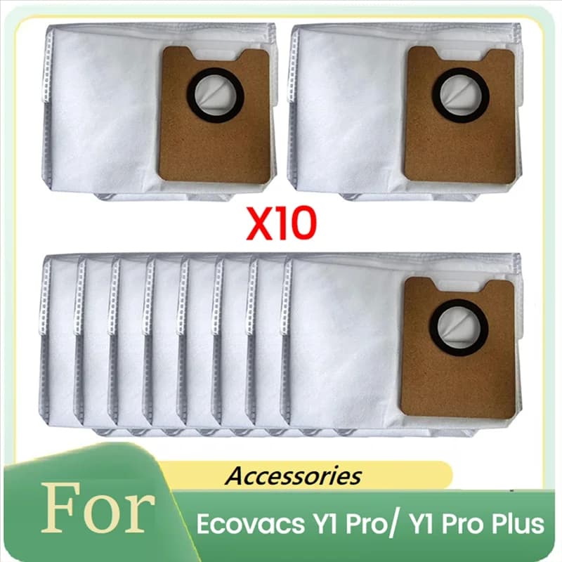 B51CNUOVO! Sacchetti per la polvere non tessuti di ricambio per aspirapolvere Forecovacs Y1 Pro/Y1 Pro Plus, 10 pezzi