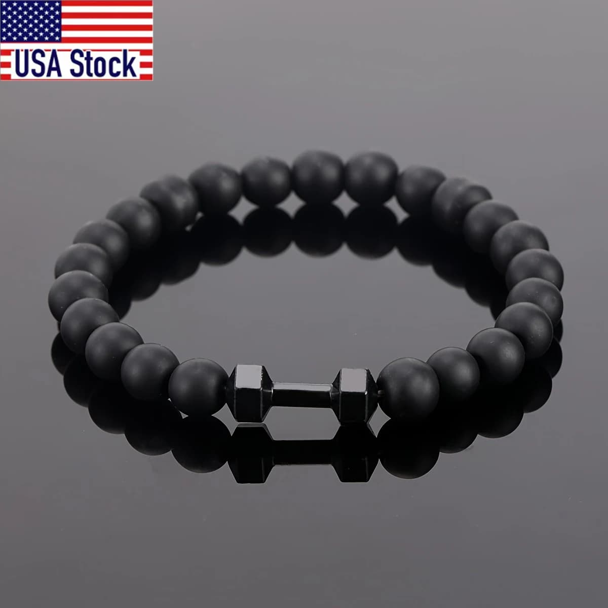 Men's fashion accessories in the shape of handlebars with exquisite 1 piece embossed beads