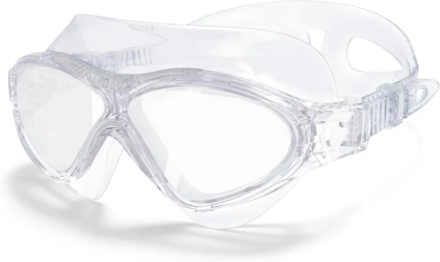 Occhialini da nuoto in silicone liquido antiappannamento per uomo e donna: protezione UV e visione chiara