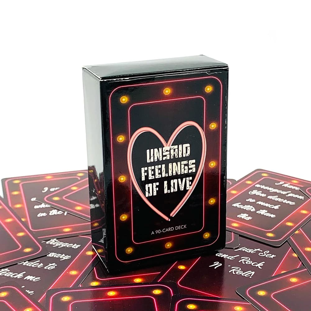 New 90 Pcs Oracle Cards Unsaid Feelings of Love, Channeled Messages From Soulmate, Twin Flame & Karmic Partnership Cads Game