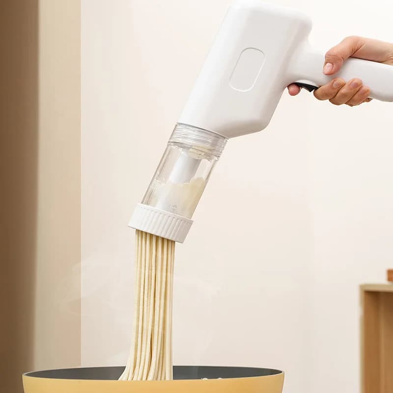 Automatic Handheld Electric Pastas Maker Visualized Window Korean Italian DIY Kitchen Fresh Portable Noodles Machine