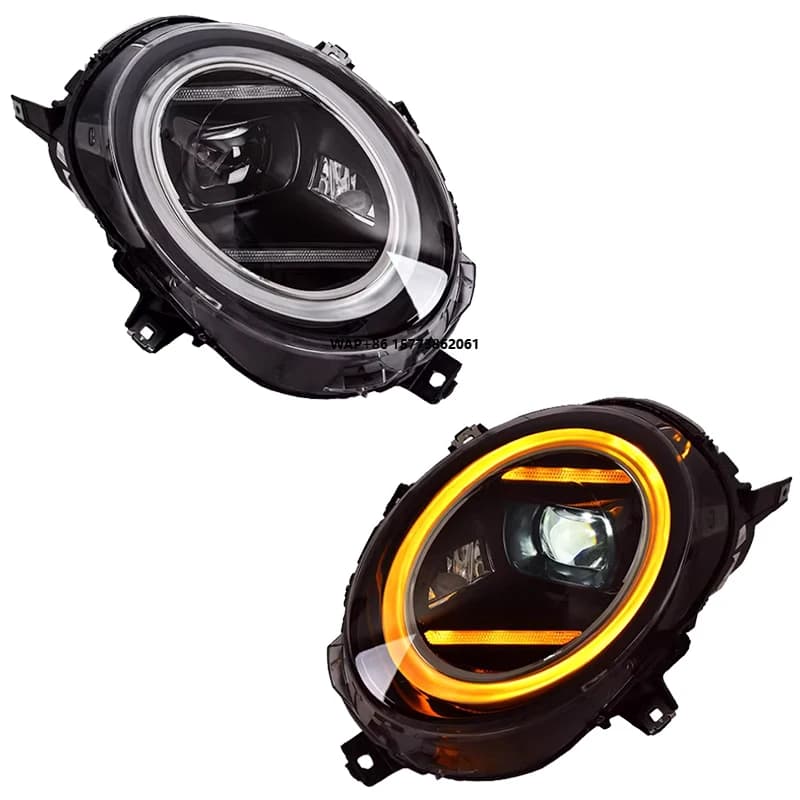 2 Pezzi per MINI F56 JCW Fari Anteriori 2014-2022, Aggiornamento Luci Frontali, Sistemi di Illuminazione Auto, Nuovi Fari LED