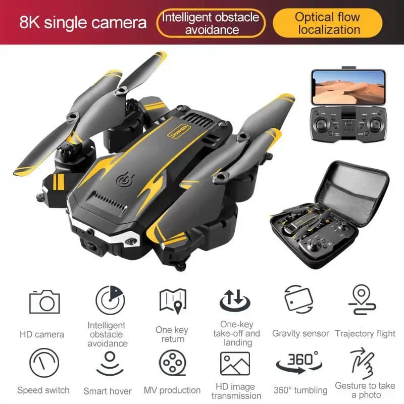 G6 Mini FPV Drone con telecamera HD 4K WIFI Smart Evitamento ostacoli Flusso ottico RC Quadcopter Droni pieghevoli