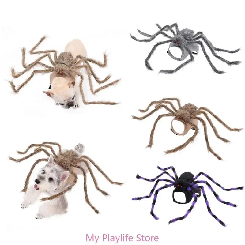 Costume divertente per animali domestici a tema ragno, cane, gatto, cosplay, vestiti ragno per cuccioli, accessori per feste di Halloween