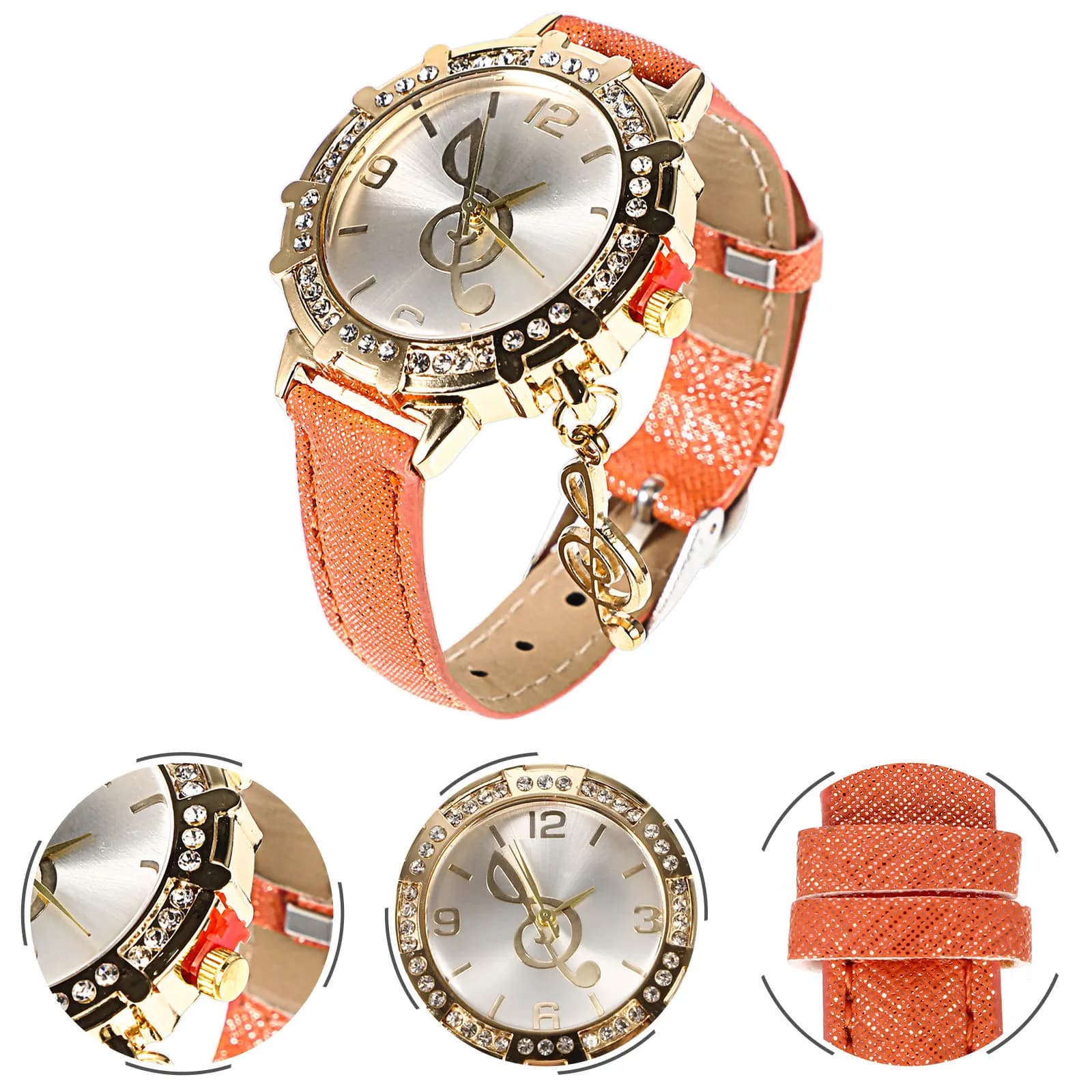 Orologio da polso da donna in metallo, design elegante e semplice, orologio al quarzo regolabile e preciso per l'uso quotidiano, in ufficio, a scuola, per feste, appuntamenti, regalo