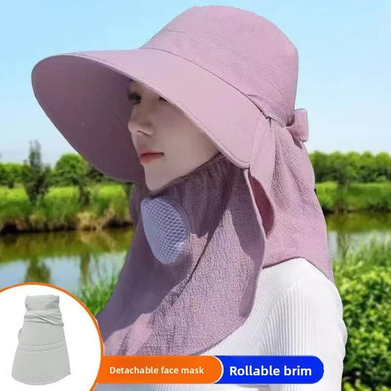 Fishing Hat for Women, Breathable with Large Tesa, Rustic Style, for Spring and Summer, Foldable, Solar Protection