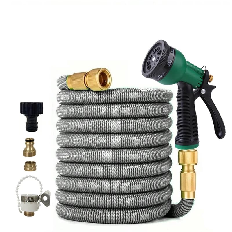 Ugello Spruzzatore ad Alta Pressione a 7 Funzioni, Tubo per Lavaggio Auto, Strumento Pratico per Irrigazione Giardino e Pulizia Auto