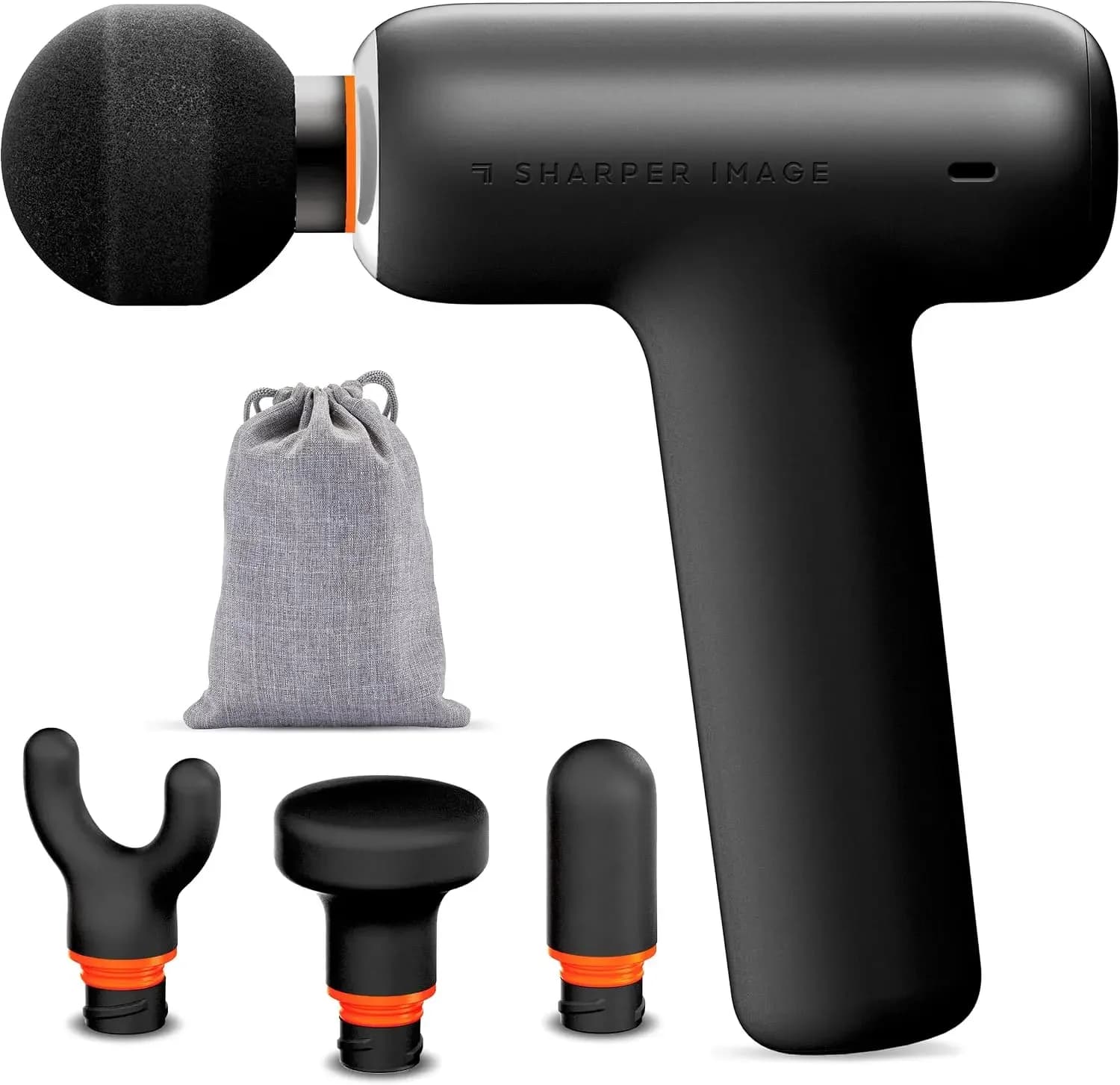 PowerBoost Core Mini Massage Gun [2026 Version] Deep Tissue Percussion Massager with 6 Speeds for Back & Full Body Muscle Pain