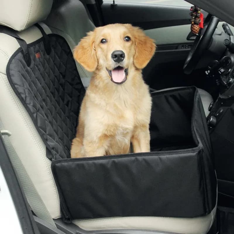 Pet Car Seat Cover Waterproof Dog Hammock for Back Seat Non Slip Protector for SUV Sedan Truck with Storage Pockets