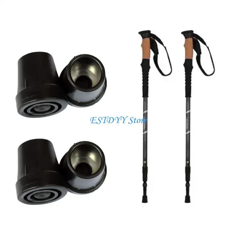 G6DE 4 pieces Trekking pole guards Piedini for tip for trekking poles