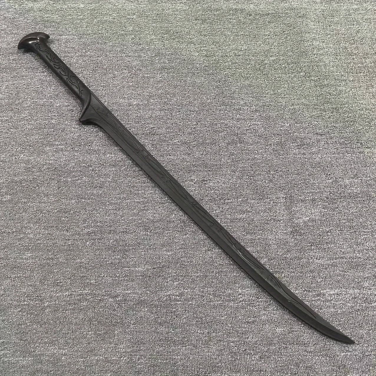 37inch Plastic Ring Thranduil Katana Anime Cosplay Prop Ninja Knife Hobbit Sword Real Size Japanese Katana Samurai Sabre Toy