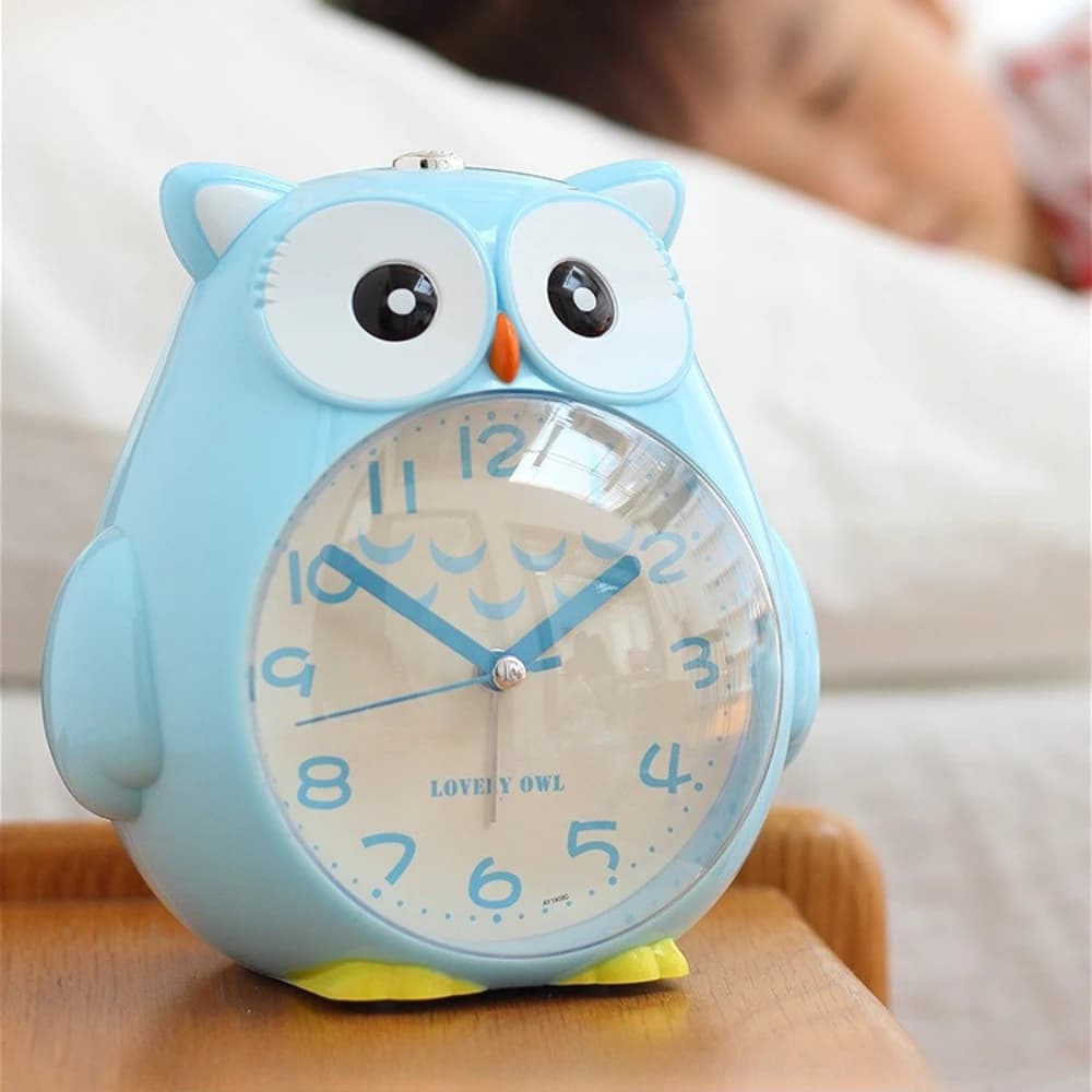 Nice cartoon hull mute digital alarm table clock totoro ring bell metal bedroom quartz alarm with night light home decorations