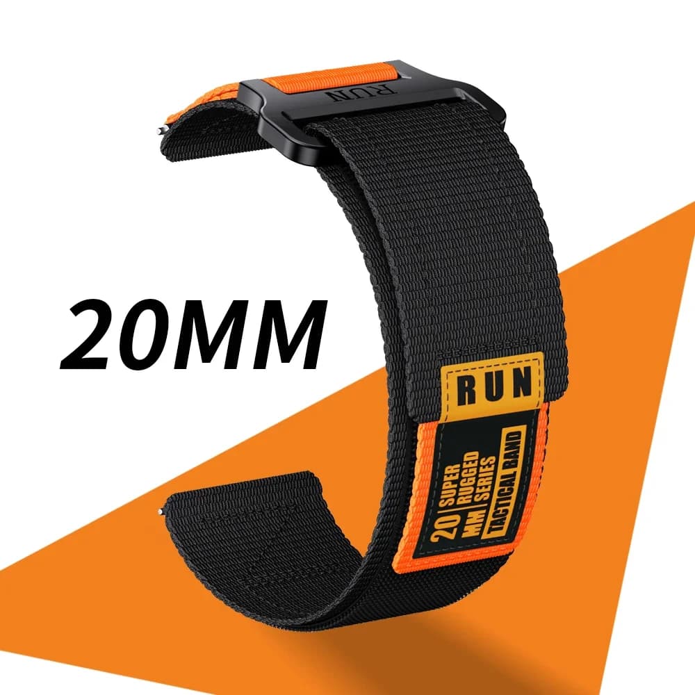 20 mm easy to mount nylon sports strap for Garmin Vivoactive 6 5 165 Music Venu Sq 2 Plus Approach S42 Bracelet