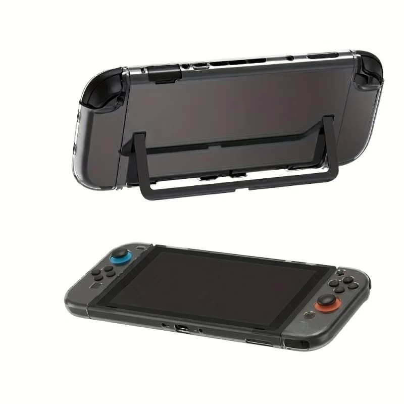 Custodia Protettiva Ultra Sottile in Cristallo per Switch 2 - Cover Protettiva Divisibile in PC con Guscio Trasparente, Installazione Indipendente