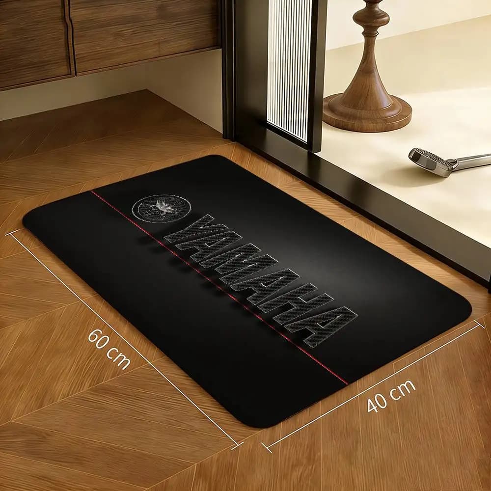 Fashionable Y-Yamaha luxury entrance carpet, washable, non-slip, for living room, chairs, sofa, kitchen mat, welcome zerbino