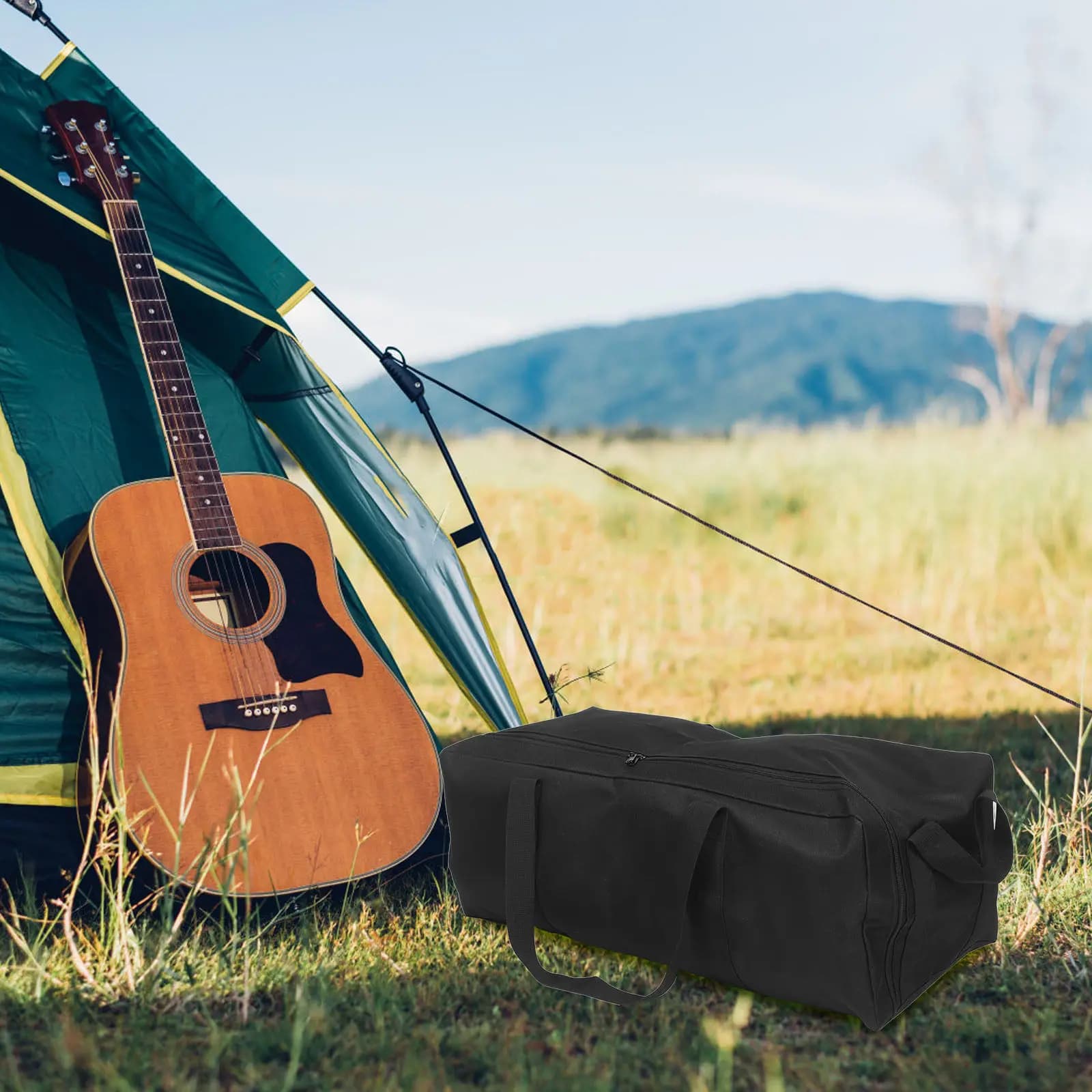 Borsa Grande Impermeabile per Esterni, Custodia Rinforzata per Tenda con Tettuccio, Borsa di Ricambio per Sedia da Campeggio e Attrezzatura Outdoor