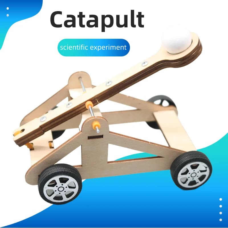 DIY Catapult Toy DIY Science Experiment Kit & Education Model Toy Physics Science Toys For Children Gift Toy Project